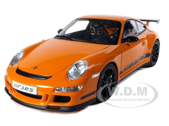 PORSCHE 911 (997) GT3 RS ORANGE 112 AUTOART MODEL CAR  