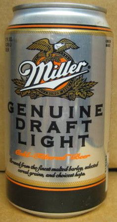 MGD LIGHT BEER Can Harley Davidson 95th Ann 1998 Miller  