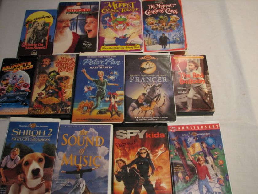   Family VHS Movie Lot Dutch Animated 99 cents ea Stock up/save  