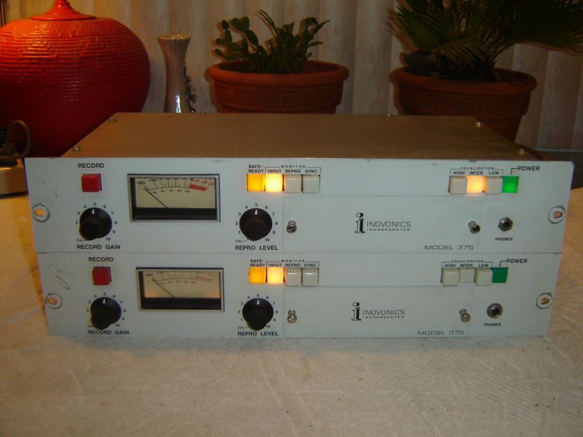 Inovonics 375, Preamp/Playback Stereo Vintage 70s Racks  