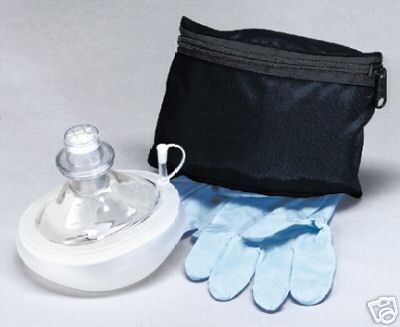 MDI CPR MICROMASK SHIELD MASK BARRIER EMS EMT GLOVES  