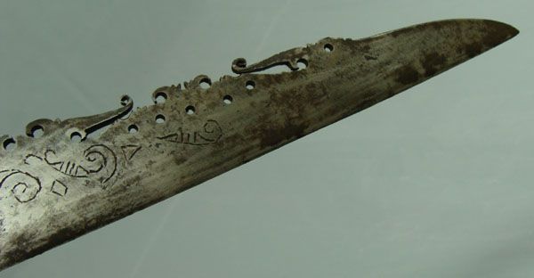 Antique Borneo  Dayak tribe , Mandau Sword  