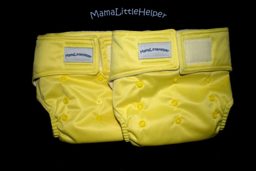 Fitted One Size AIO Organic Bamboo Cloth Diaper New  