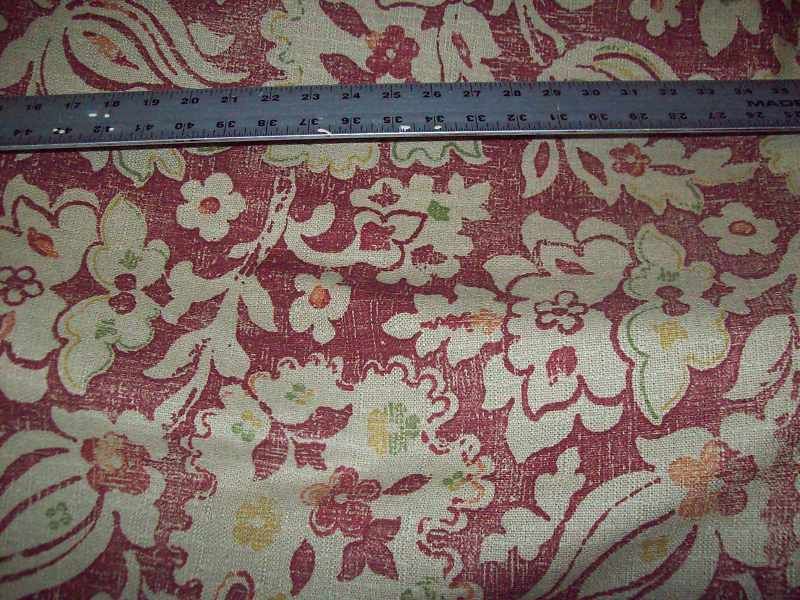 PKaufman Carmine Westwind Burlap Weave Fabric  