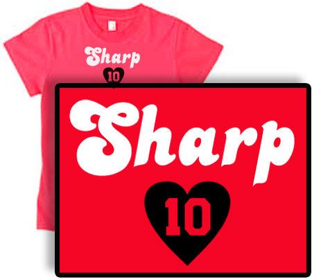 PATRICK (heart) SHARP Chicago Blackhawks Womens T SHIRT = 10+ sizes 