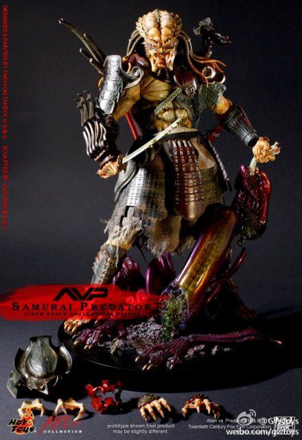 Hot Toys Takayuki Takeya AC01 Alien vs Predator AVP   Samurai 