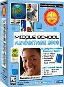 Middle School Advantage Tutor 2008 Vista PC DVD NEW NIB  