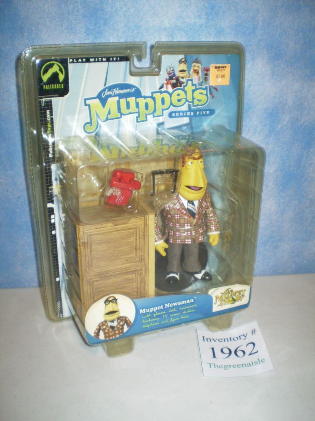   Jim Hensons Muppets Series Five Muppet Newsman Figure The Muppet Show