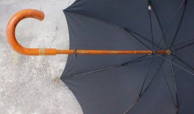   STICK HICKORY CANE UMBRELLA SWAINE ADENEY BRIGG LONDON UK NR #2  