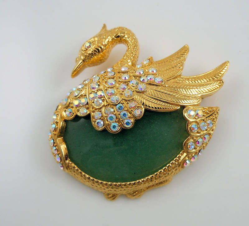 Edgar Berebi Limited Edition Swan of the Lake Pin  