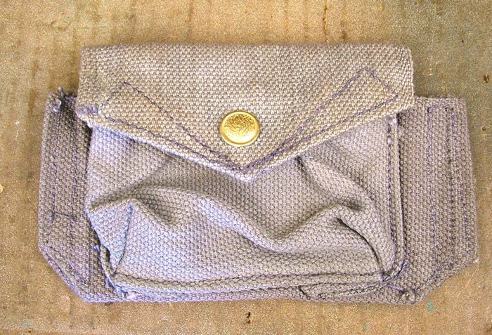   WWII British Royal Air Force R.A.F Grey/Blue Ammo Pouch  