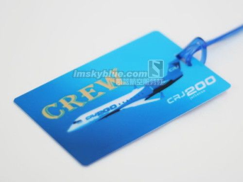 F166. CREW CRJ200 Airlines luggage tag  