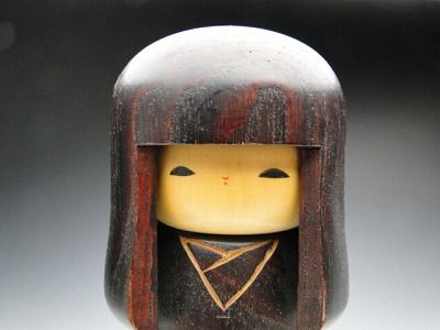 Vintage Japanese wood doll KOKESHI  