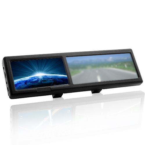 Inch Touchscreen Rear view Mirror GPS Navigation Map 4GB+Bluetooth 