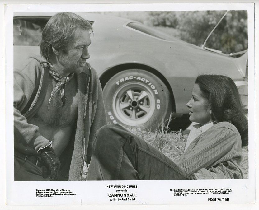 Movie Still~David Carradine/Veronica Hamel~Cannonball  