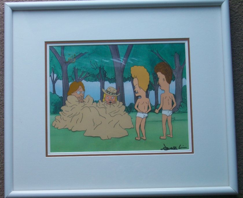 Auto Beavis Butt Head Animation Production Cel MTV LOA  