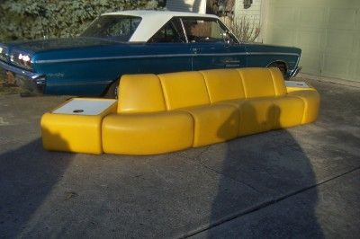 RETRO Sectional Vecta 7 Pc Versatile 1970s MOD Yellow Steelcase Mfg 