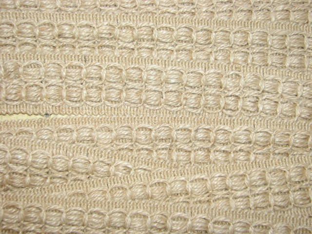 10y Raffia Natural Jute Creamy Oatmeal Wide Gimp TRIM Fabric  