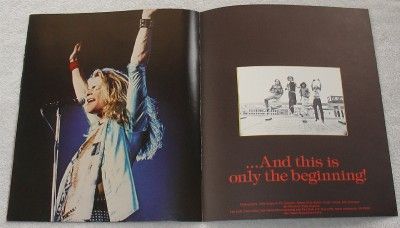 VAN HALEN ~Original 1979 WORLD TOUR CONCERT PROGRAM~EX+  