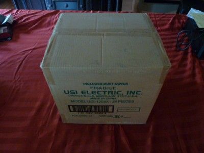 FULL CASE OF 24 USI 1204 USI SMOKE DETECTOR NEW F2G2  