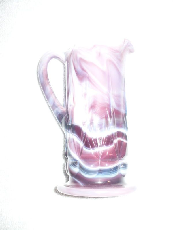 Purple Slag Pitcher Unmarked Imperial 1967 Excellent  