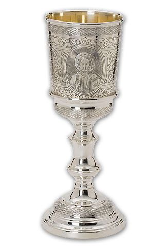 Amazing Sterling Silver Orthodox Chalice  