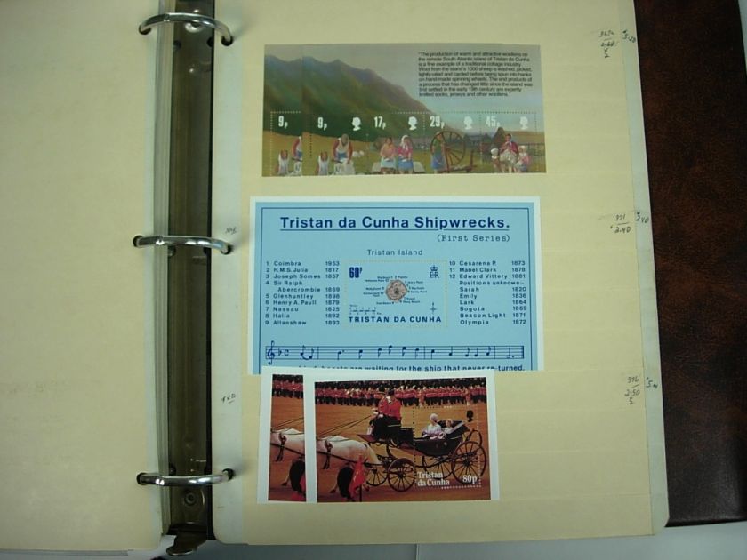 WW, BRITISH COLONIES, Mint Souvenir Sheets & Stamps in stockpages 