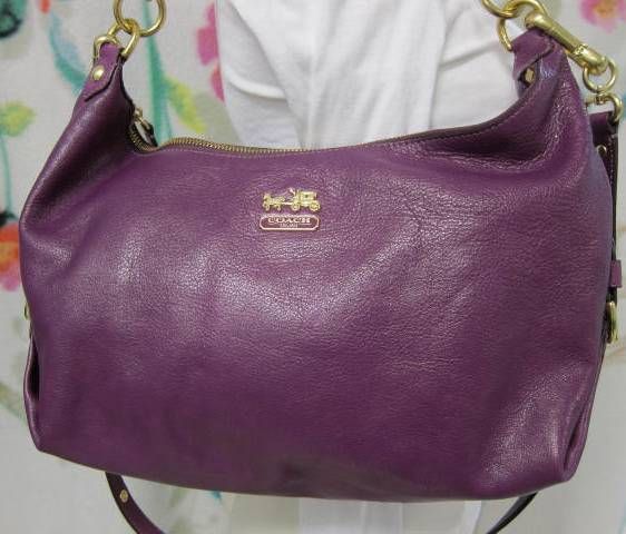 Authentic Coach Hailey Leather Convertible Hobo Crossbody Bag 14304 