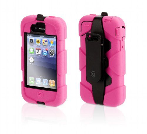 Griffin Survivor Military Duty Extreme Hard Case w Belt Clip iPhone 4S 