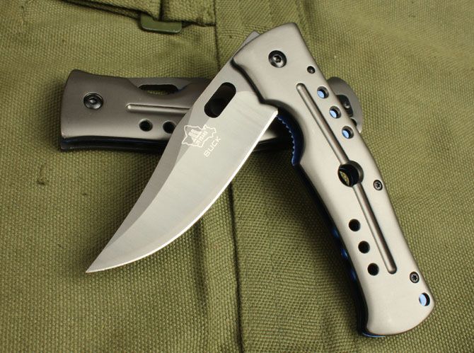   Clip Titanium crossing Tactical Saber Line Lock Knife (k62)  