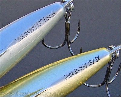 Use the 3 oz Stick Shadd 155 SK for lighter winds, flatter or calmer 