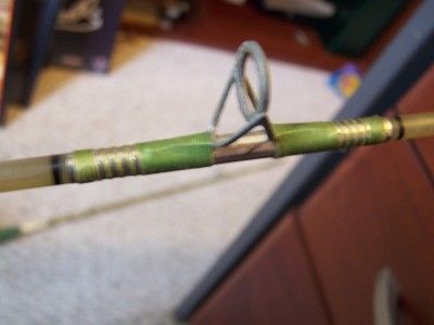 ANTIQUE TRUE TEMPER OCEAN CITY SPINNING ROD & REEL 376b REEL 4775 SL 