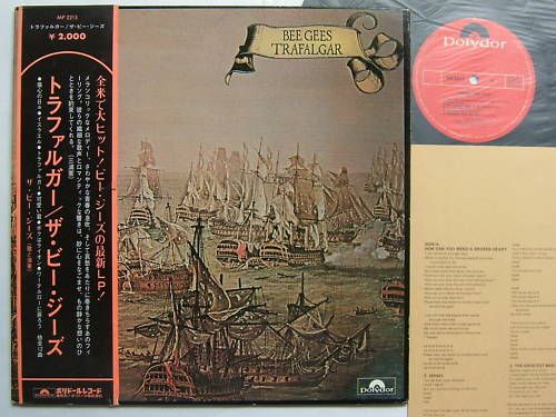 BEE GEES JAPAN OBI TRAFALGAR  