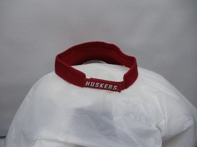 New Nebraska CornHuskers golf visor NWT  