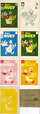 COVER PROOFS/SEPS For BABY HUEY #1 BABY GIANT 1965  