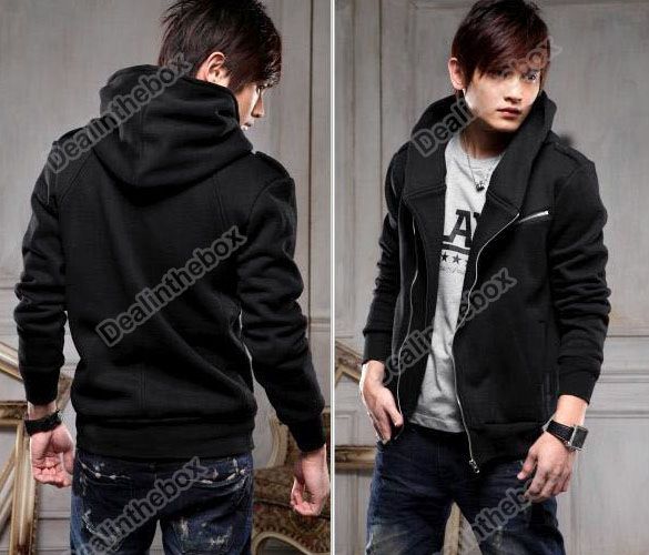 Men Slim Fit Top Designed Mens Casual Zip Up Hoodies Coat Jacket for 