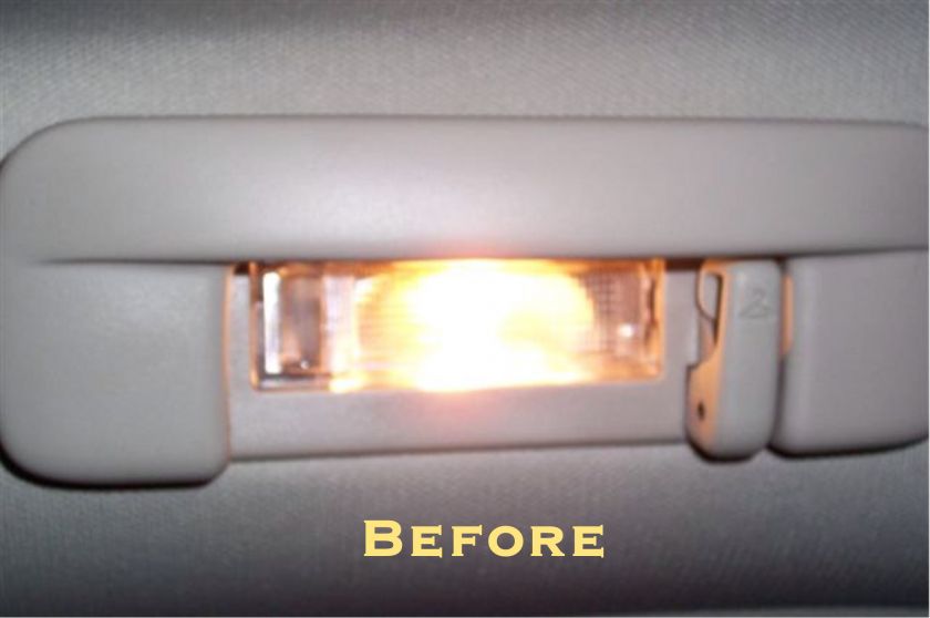 Our backseat LED bulbs are for the left/right dome lights. We sell 360 