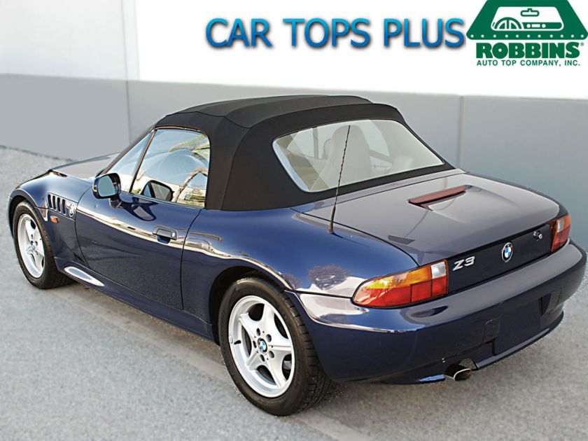 BMW Z3 CONVERTIBLE TOP BLACK HAARTZ VINYL(HV) 1996 2002  