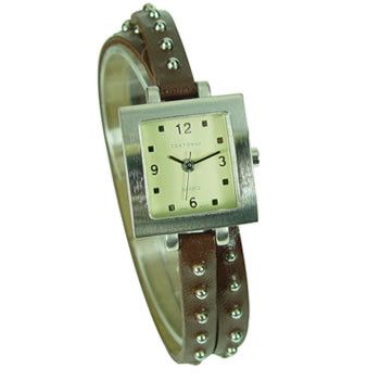 NEW TOKYO BAY WOMEN WATCH MEDUSA 2 STRANDS BROWN  