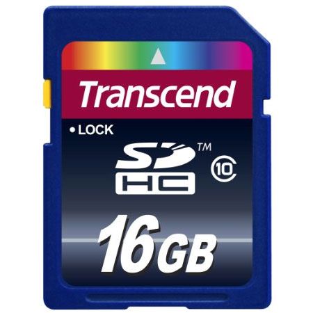 Transcend 16GB 16 GB Class 10 SDHC SD Memory Card NEW 760557817246 