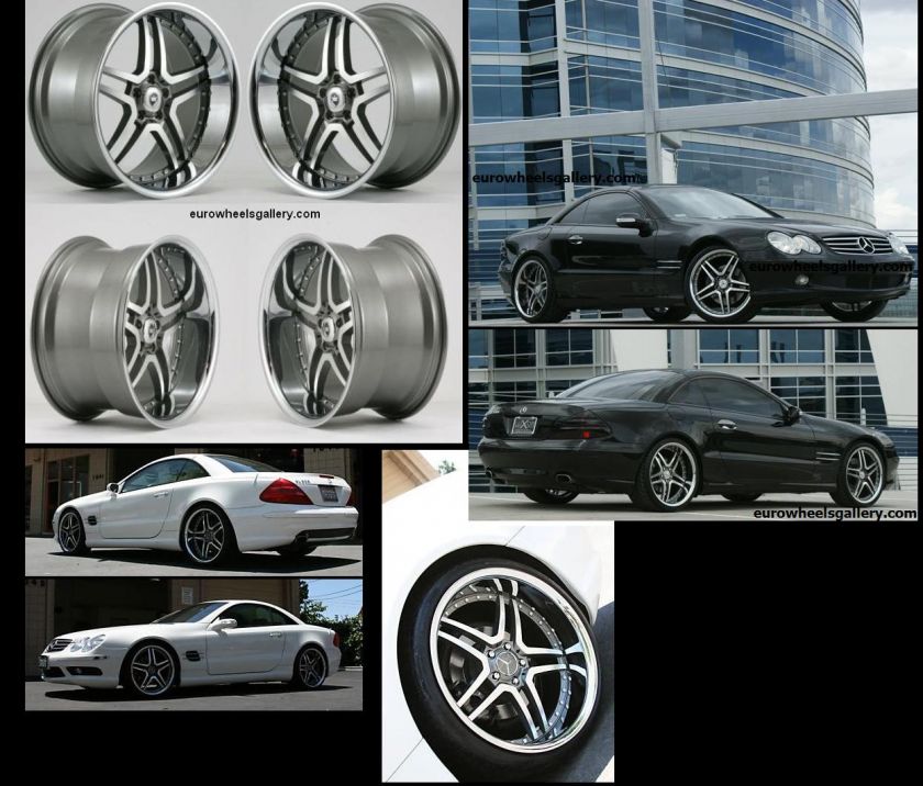 20 WHEELS SET MERCEDES CLS CLASS SL500 CLS500 550 EURO 26 RIMS WITH 5 