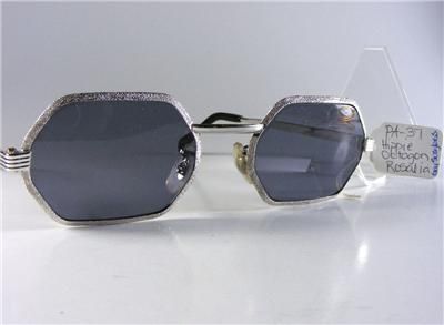   60S VICTORY SILVER OCTAGON SUNGLASS FROM TV PILOT PAN AM  