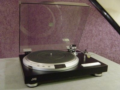 VINTAGE JVC DIRECT DRIVE TURNTABLE QL 7 HIGH END AUDIO COMPLETE HEAVY 