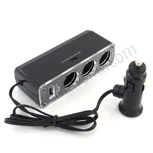 Socket Car Cigarette Charger USB Port for  GPS B01  