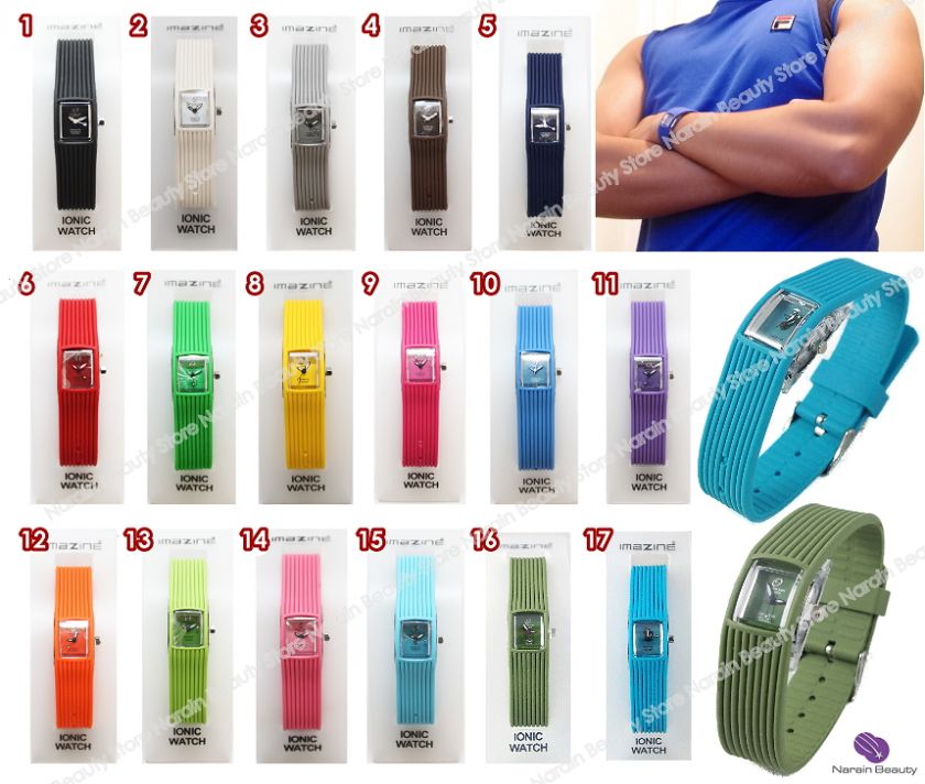 IMAZINE Ionic Analogue Sports Watch Fun MANY COLORS  