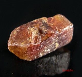 17.60CT. ORANGEY   YELLOW BI TERMINATED ZIRCON CRYSTAL  