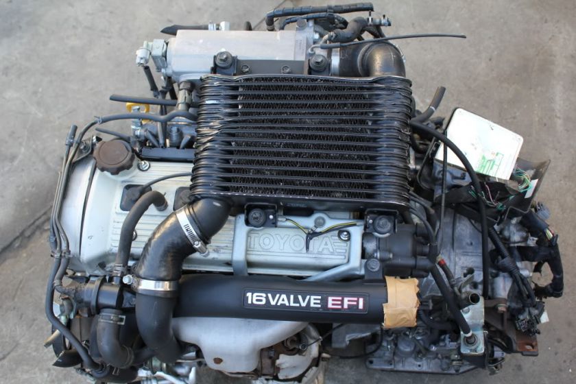 JDM TOYOTA 4EFTE TURBO ENGINE WITH WIRING & ECU TERCEL  