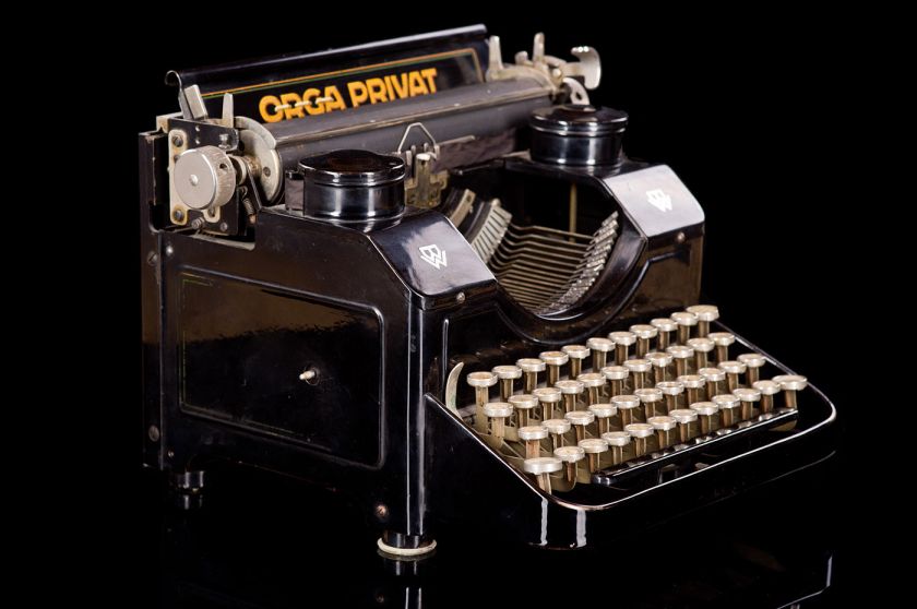 Antique German Typewriter from BING Nürnberg USA Patent  