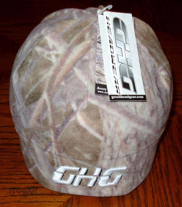 AVERY GREENHEAD GEAR FLEECE SKULL CAP BUCKBRUSH CAMO BB GHG LOGO 