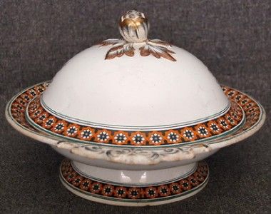 DOWNING ENGLISH IRONSTONE BRIXTON COVRD PED TUREEN #2 CHOLMONDELEY 